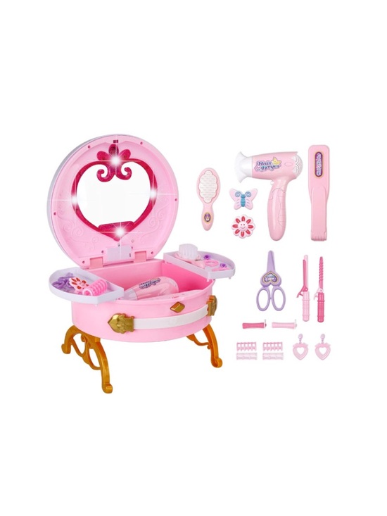 Other - Portable Princess Vanity with Mirror, Makeup & Styling Tools + Lights & Sounds